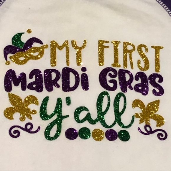 My First Mardi Gras Bodysuit - Picture 2 of 3